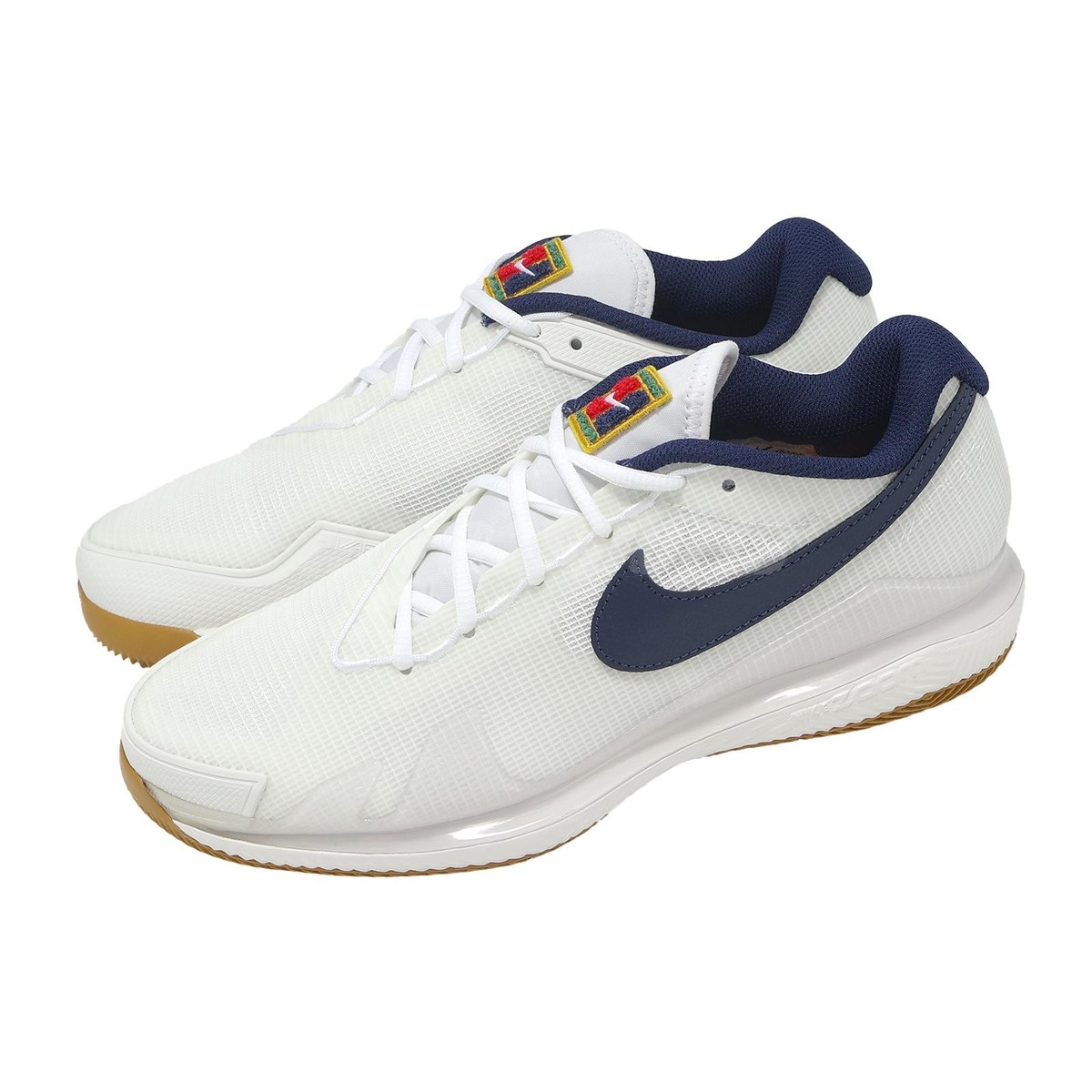 【美品】NIKEナイキ コート ズーム ヴェイパーpro HC CZ0220 ナイキコート エア ズーム ヴェイパー プロ ホワイト ブラック メンズ