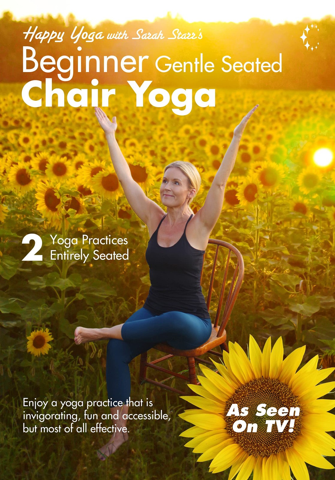 Gentle Seated Chair Yoga For Beginners With Sarah (DVD) Starr Sarah