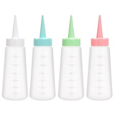 120ml Hairdressing Dyeing Bottle Hair Cleaning Bottle Hair Oil Applicator Bottle