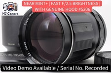 [NEAR MINT+] Pentax SMC Takumar 135mm f/2.5 MF Telephoto Lens w/ Hood Japan