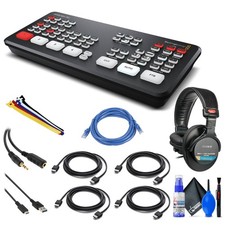Blackmagic ATEM Mini Pro HDMI Live Stream Switcher + Pro Headphones + More