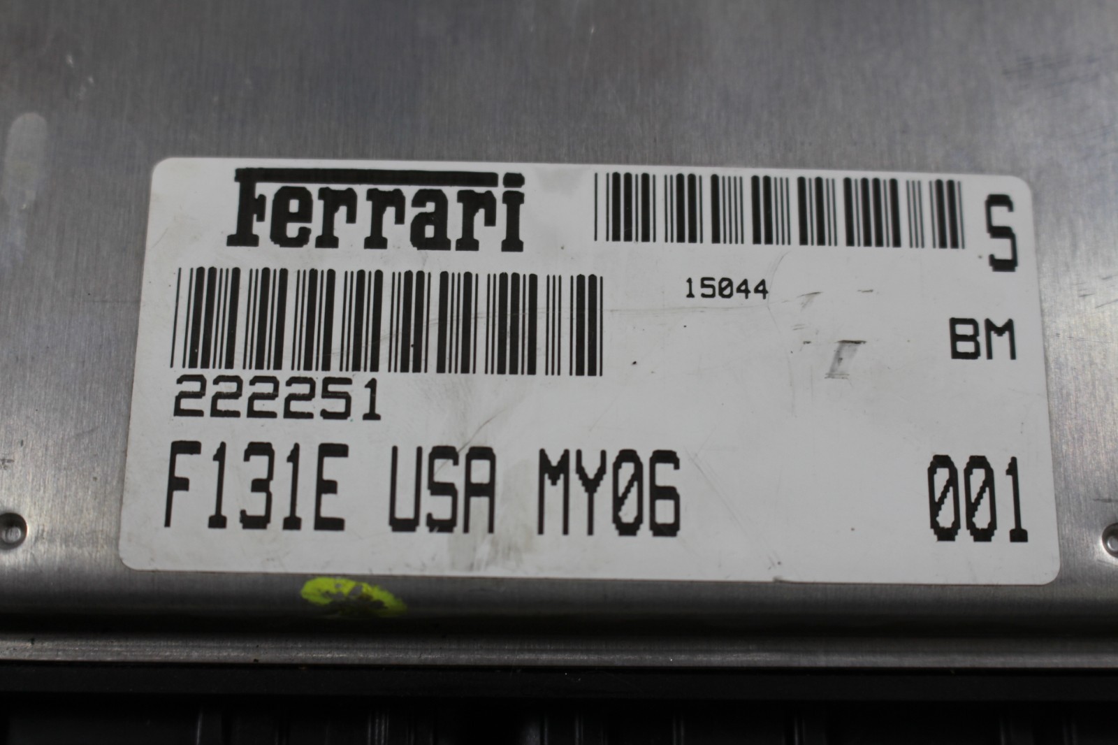 Ferrari F430 Coupe, Spider, Engine Control Module, ECU, Used, P/N 222251