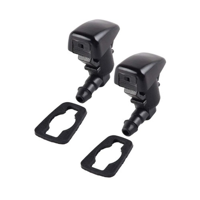 #ad 2 Pcs Front Windshield Washer Nozzles Wiper Spray Kit Single Hole Compatible ... $18.44