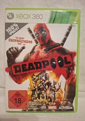 Deadpool, Marvel, 18! Microsoft Xbox 360 Videospiel, ohne Anleitung, Akzeptabel
