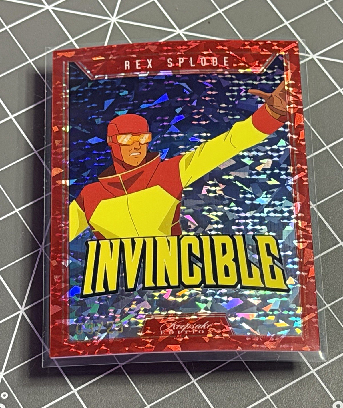 🚨🔥Invincible 2025 Keepsake Edition Rex Splode #34 Red Cracked Ice 03/23 RARE🔥