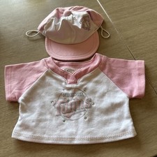 Build a Bear MLB Minnesota Twins Pink Baseball Shirt & Hat Teddy Clothes Outfit