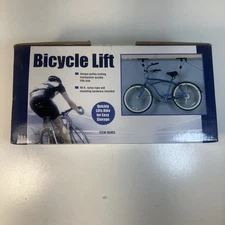 Bike Bicycle Lift Ceiling Mounted Hoist Storage Garage Hanger Pulley Rack NEW