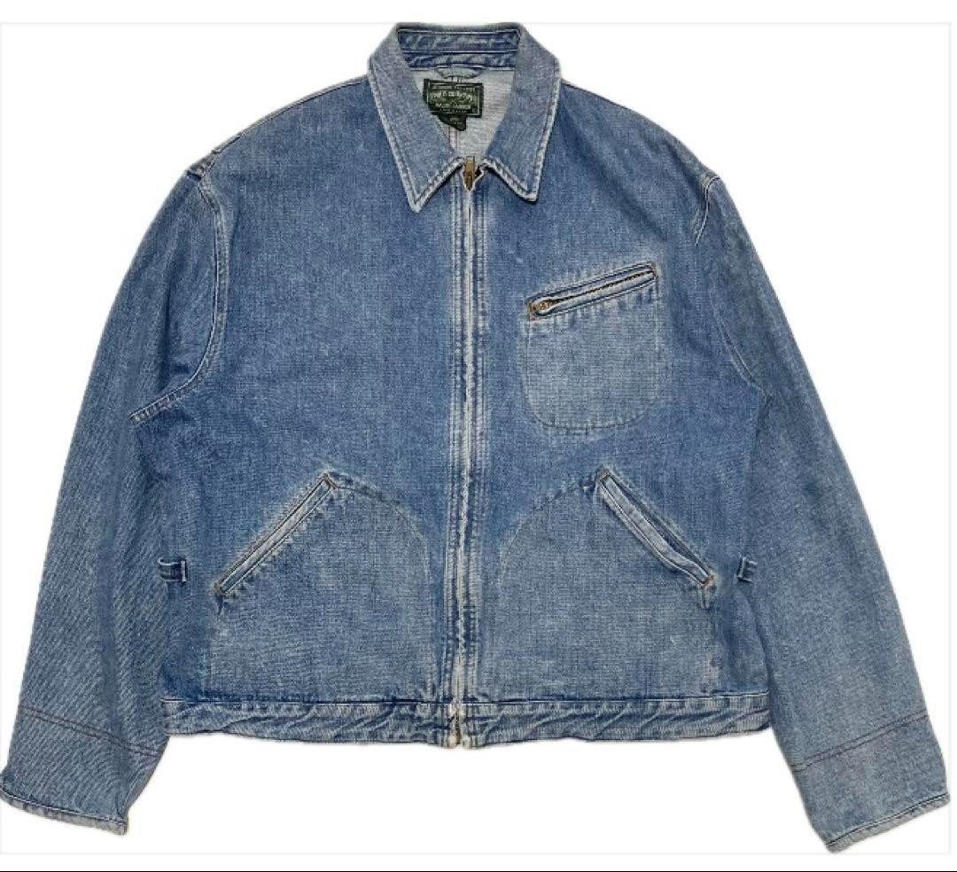 polo country jacket 80s usa製 RRL Double RL Ralph Lauren Polo Country Denim Jacket L-91B Size L
