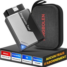 KINGBOLEN Ediag Elite Valise Diagnostic Auto Scanner pour iOS Android 15 Reset