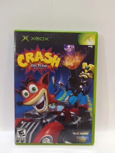 Crash: Tag Team Racing (Microsoft Xbox, 2005) Complete, CIB, and Tested.