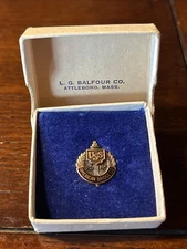 Vintage US Steel 20 Year Service Pin Boxed American Bridge Balfour Company
