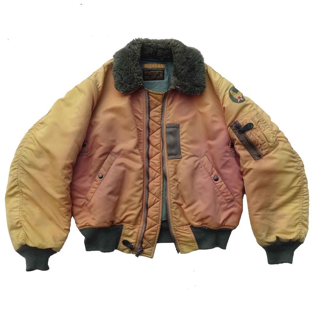 Buzz Rickson's B-15D Flight Jacket Nitro Fade Mod… - image 3