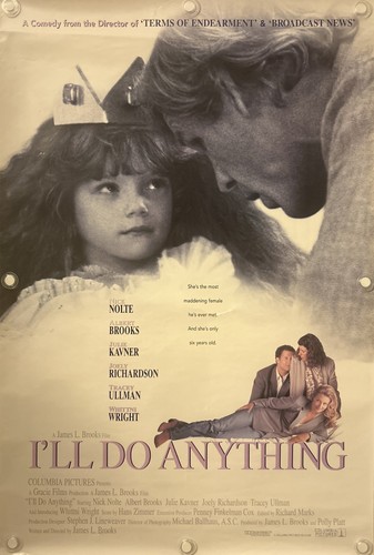 I'LL DO ANYTHING Original One Sheet Movie Poster - 1994 - NICK NOLTE