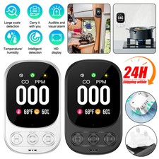 Carbon Monoxide Detectors LCD Display Sound & Light Warning for Home Hotel RV