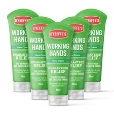 O'Keeffe's Working Hands, 80ml Tubes (5 Pack) - Hand Cream for Extremely Dry,