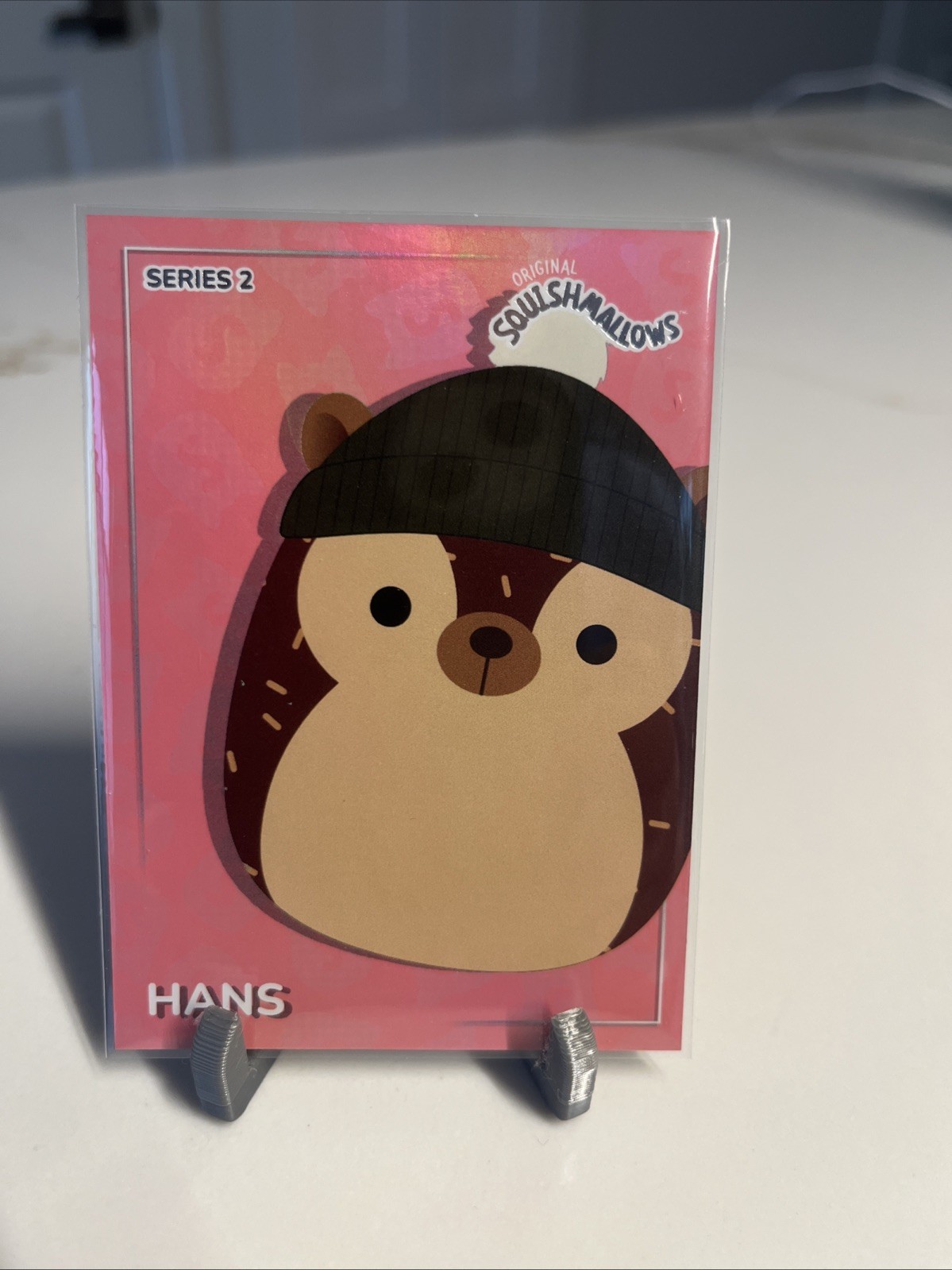 Panini Squishmallows 2025 Series 2 Pink Hans No. 45 /349
