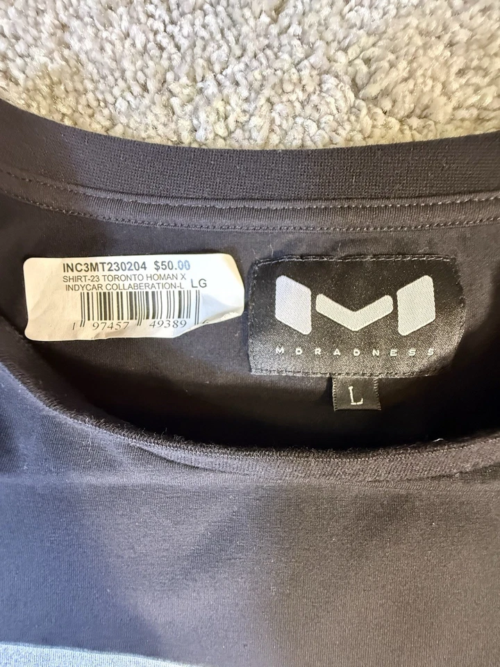 NUEVO CON ETIQUETAS Toronto Canadá 2023 Indy Car Camiseta Camiseta Grande Nueva Street Race Negra Foto 2 de 4
