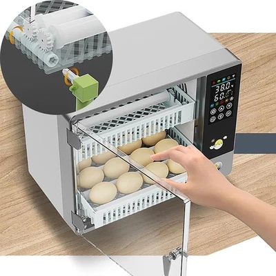 Inkubator Brutautomat 24 Eier Vollautomatisch Brutkasten Hühner Brutmaschine NEU - Bild 1 von 4