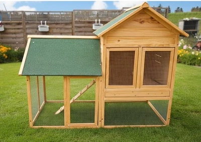 MYPETS® Establo para conejos BUNNY DELUXE recinto para animales pequeños establo para conejos jaula conejo establo recinto