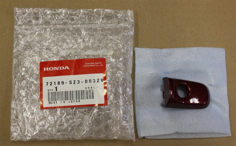 Cubierta de orificio de llave para manija de puerta de conductor delantero 98-00 Acura RL 72189SZ3003ZV NOS OEM Foto 2 de 4
