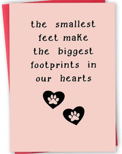 Pet Loss Sympathy Card for Dog Lover, Memorial Gift for Family Friend  Pet Reme