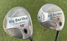 Callaway Steelhead Big Bertha Driver 12   3 Fairway Wood 2pcs Ladies Gems