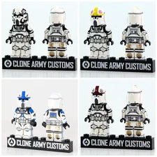 Custom Phase 2 Clone Pilot Minifigures -Pick Model!- NEW CAC Pad Printed
