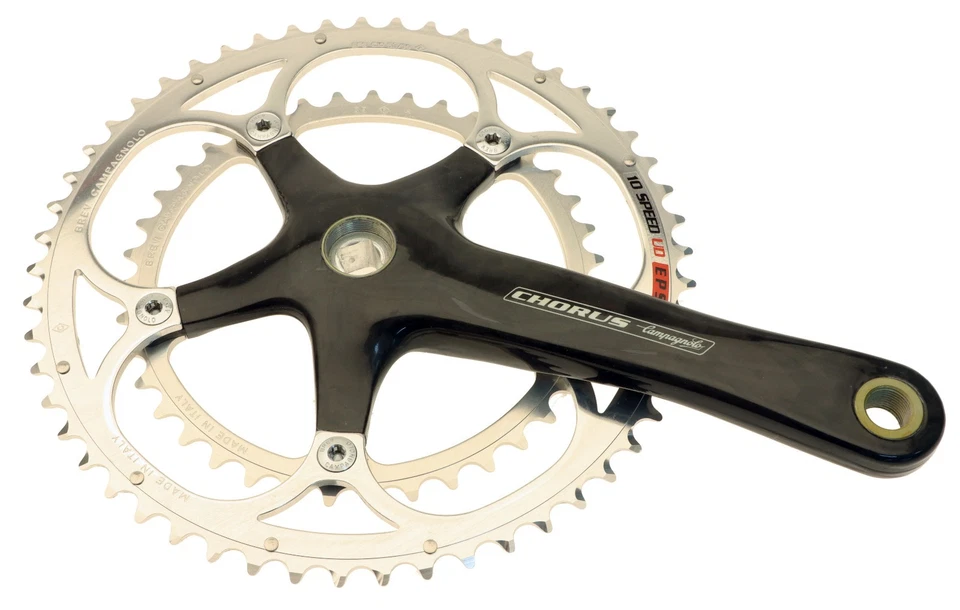 Campagnolo Chorus Carbon Crankset 10 Speed 53/39T 170mm Square Taper '04 NOS NEW - Image 3 of 4