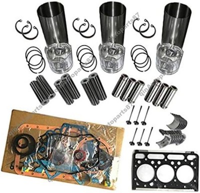 Rebuild Kit for Mitsubishi L3E-31NSA Engine HANIX H15A H15B H15B Plus Excavator