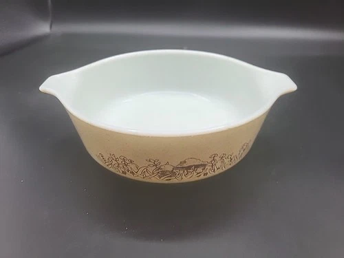 Vintage Pyrex Forest Fancies Mushrooms  471-B 500ml Casserole Dish NO Lid