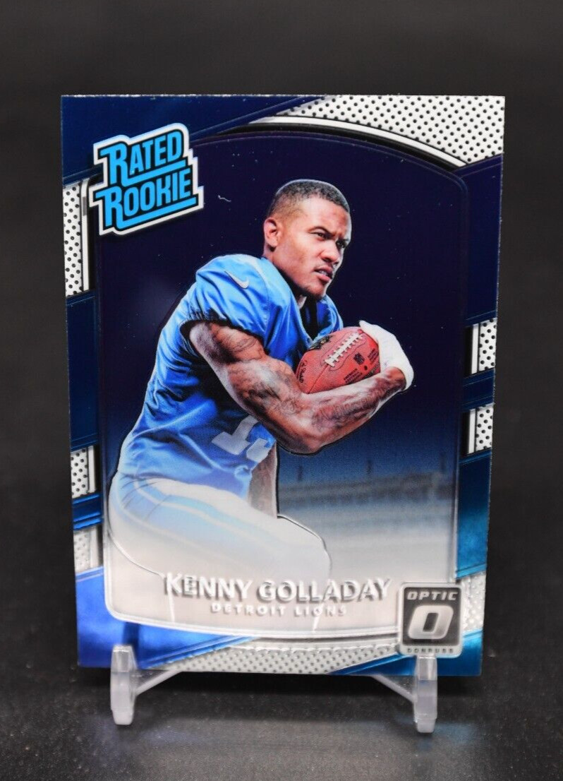 KENNY GOLLADAY 2017 PANINI OPTIC RC RATED ROOKIE LIONS, New York GIANTS