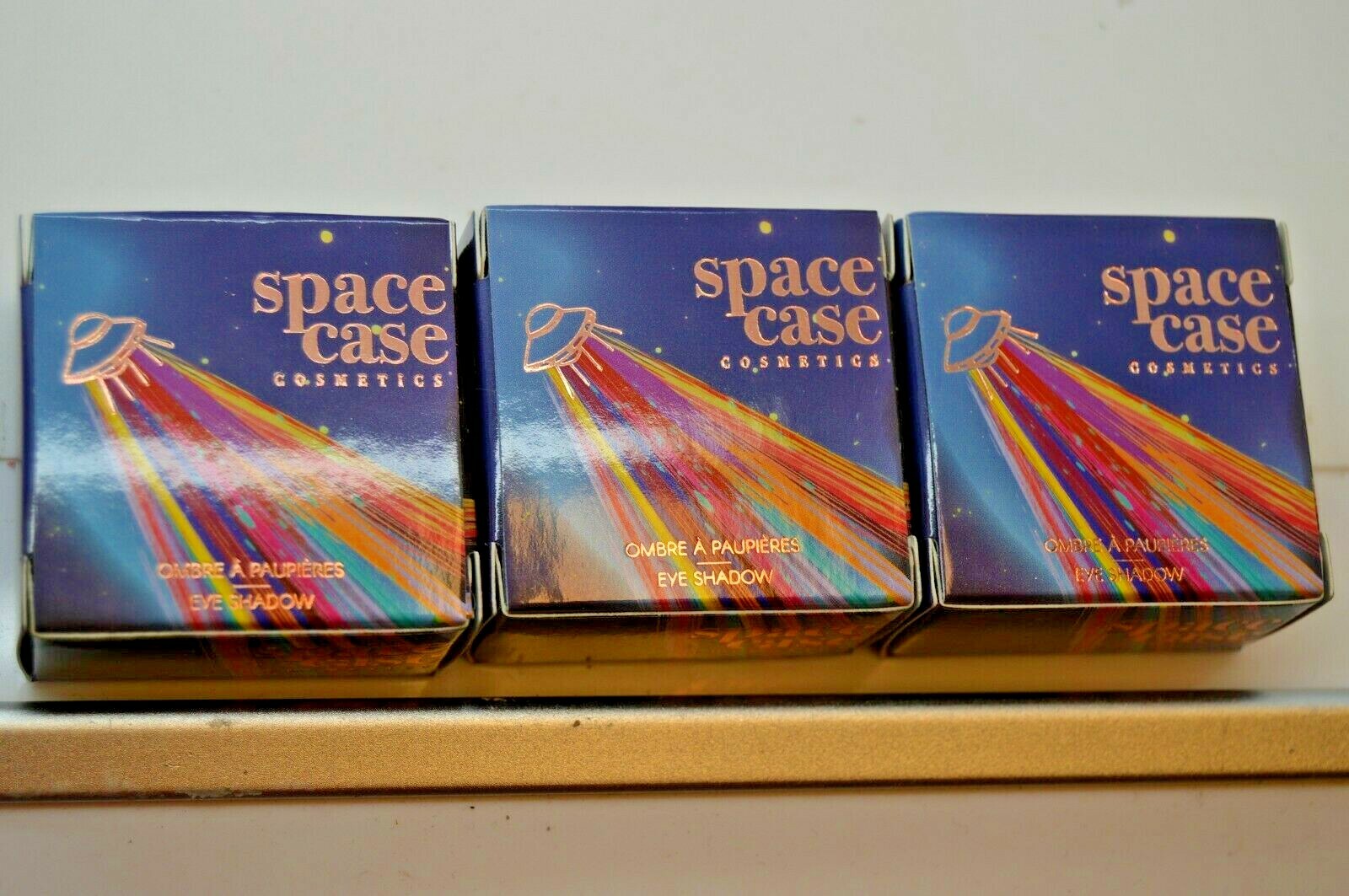 3X SPACE CASE COSMETICS Eyeshadow in Messy Lochnessy Green .05oz NIB eBay