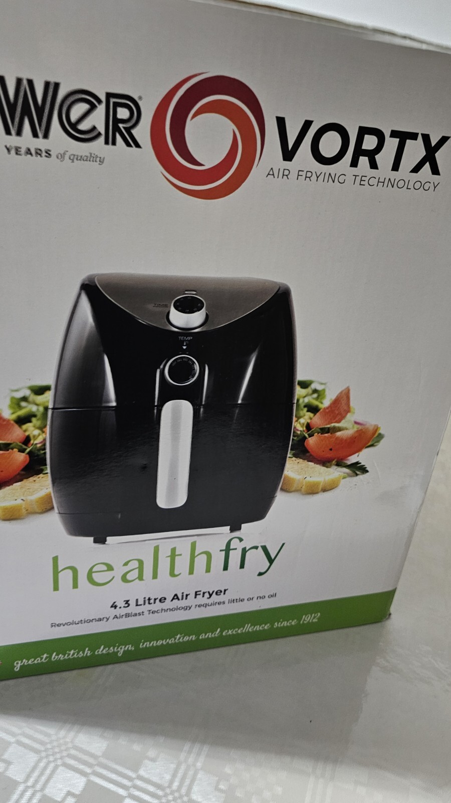 Tower T17021 4.3L Manual Air Fryer 5056032925489 eBay