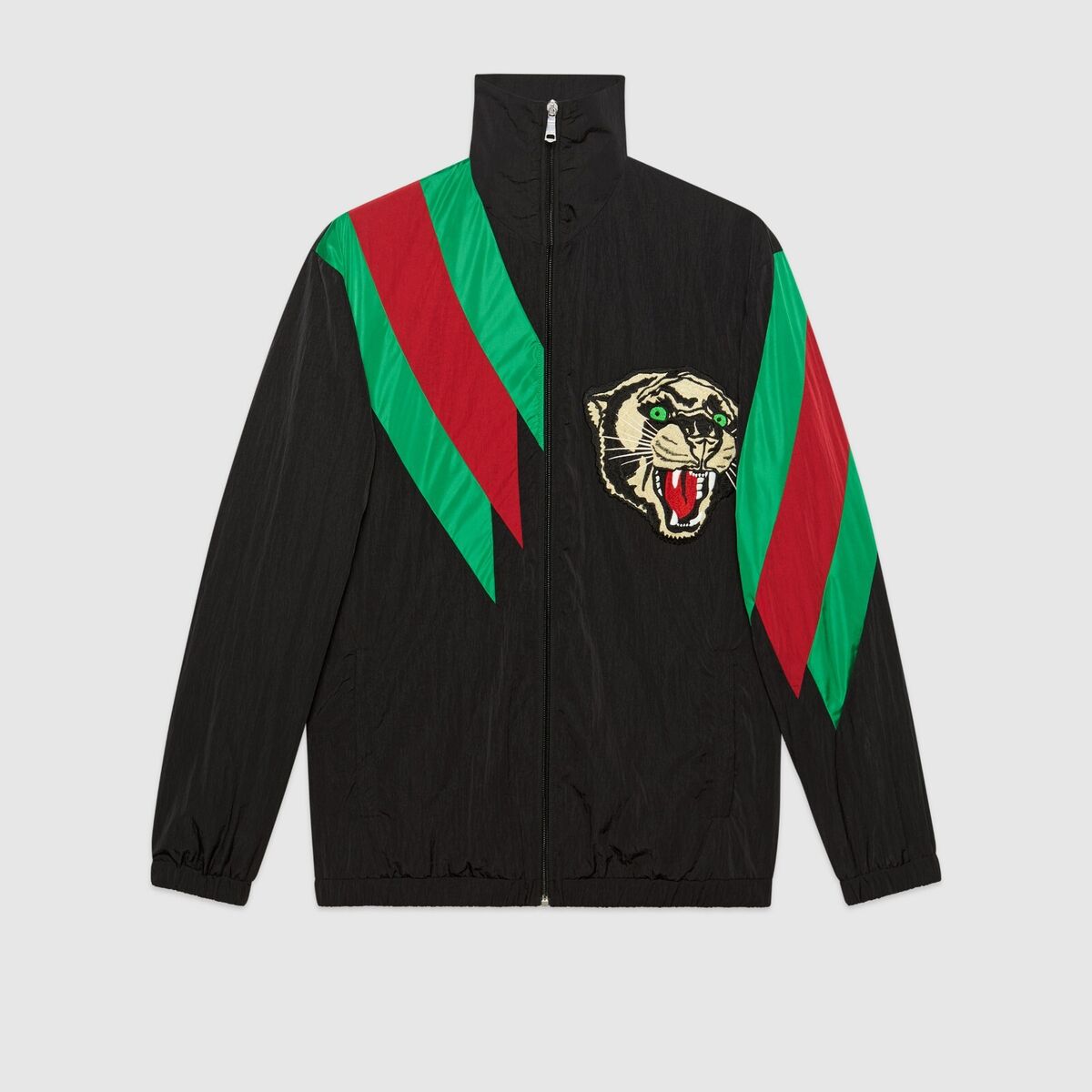 GUCCI sz US S Mens Oversize Nylon Panther Track Jacket w GUCCI sz US S Mens Oversize Nylon Panther Track Jacket w
