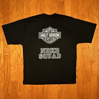 Harley Davidson x Neighborhood Cracked Print T-Shirt Black Harley Davidson x Neighborhood Cracked Print T-Shirt Black
