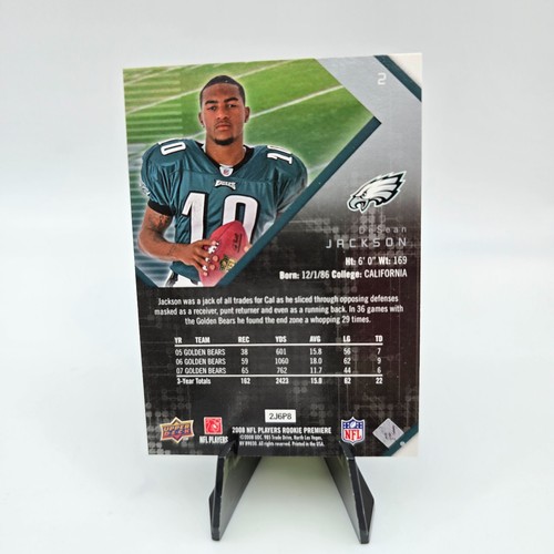 2008 Upper Deck NFL Players Rookie Premiere - PICK YOUR PLAYER - Imagen 42 de 76