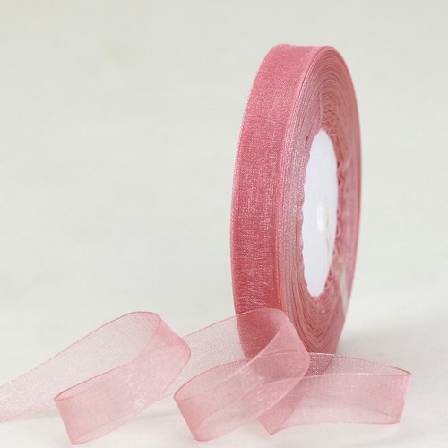 50 Yards 13mm Organza Sheer Applique Polyester Sewing Ribbon Sew Supplies DIY - Picture 14 of 23