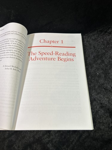 Speed-Reading for Professionals - H Bernard Wechsler - p/b 2006 illustrated - Picture 6 of 7