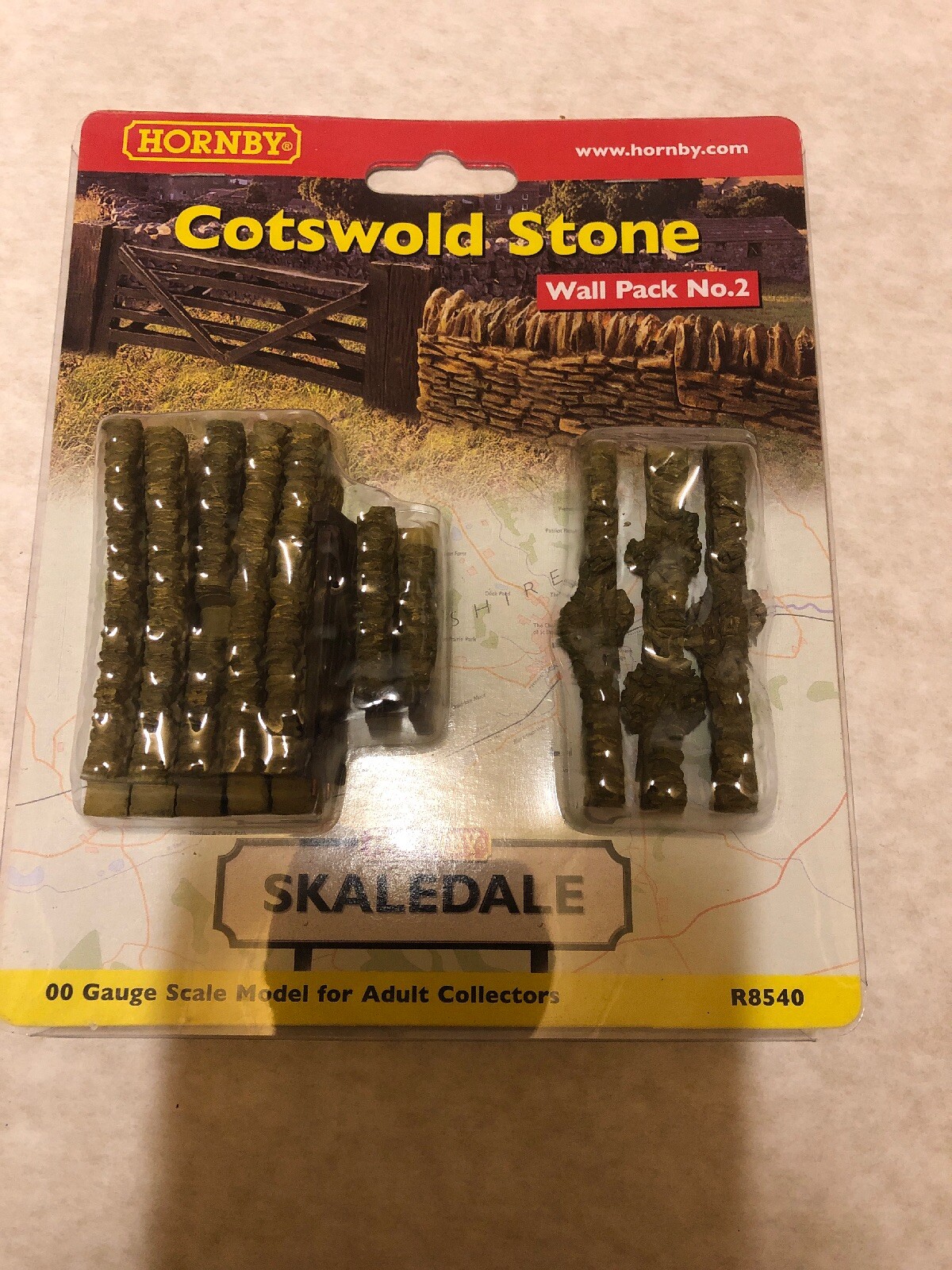 Hornby R8541 OO Gauge Cotswold Stone Wall Pack No 3