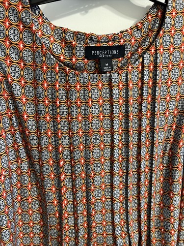 Perceptions New York women’s multi colored print dress size medium - Picture 2 of 3