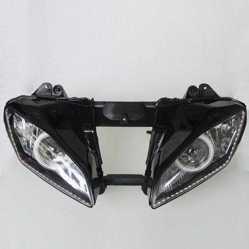 For Yamaha YZF R6 06-07 Assembly Headlight Red Devil White Angel Eye Projector - Picture 3 of 8