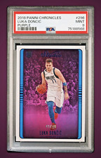 LUKA DONCIC ROOKIE PSA 9 2018 Panini Chronicles 296 RC Purple /49 LOW POP! 🏀📈