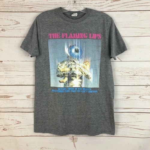 Rare Flaming Lips Always There In Our Hearts Tour T-shirt Paris Medium