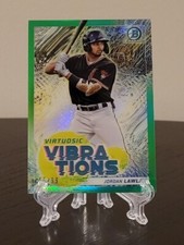 2022 Bowman 💥Jordan Lawlar💥 Green Parallel Virtuosic Vibrations 55/99 D-backs