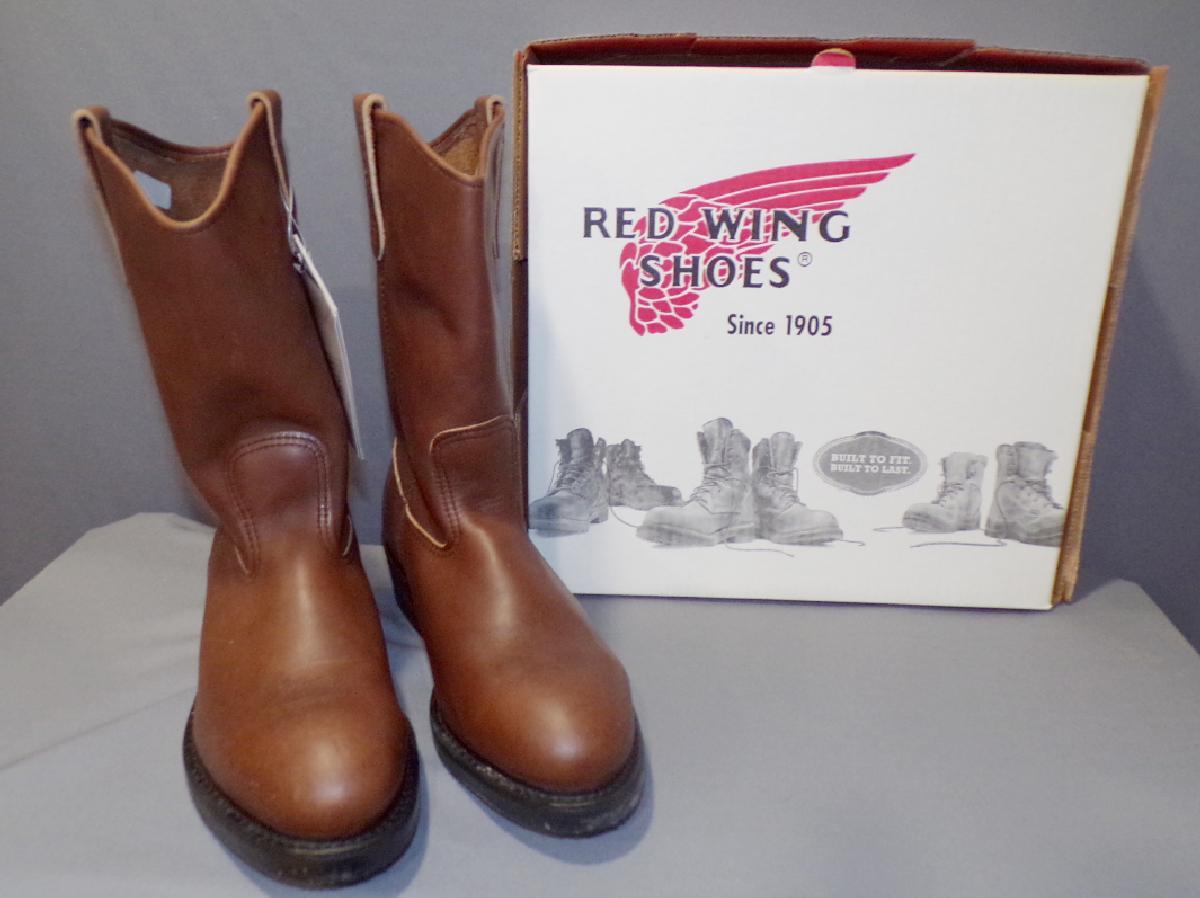 RED WING WESTERN BOOTS 2214 PECOS VIBRAM COMFORT FORCE BOXED RED WING WESTERN BOOTS 2214 PECOS VIBRAM COMFORT FORCE BOXED
