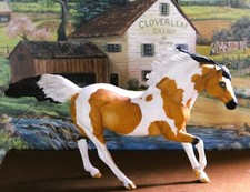 CM Vintage Breyer Horse Classic Andalusian Stallion to a Pinto  by Janet Bonney