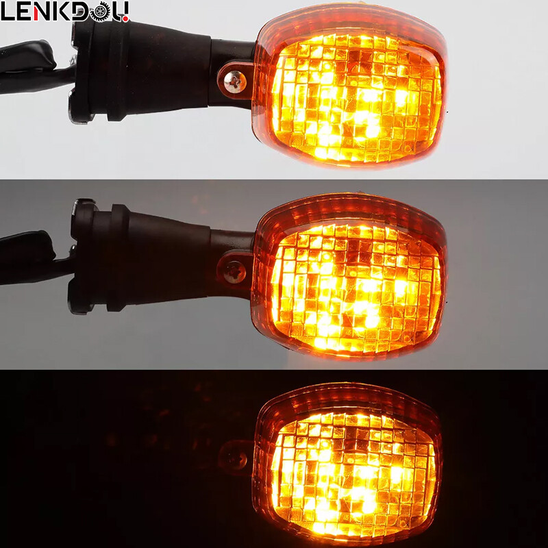 Smoke Turn Signal Indicator Lights Front Rear For Kawasaki Ninja