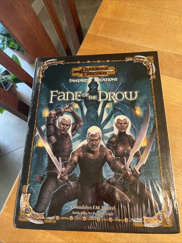 NEW Fantastic Locations Fane of the Drow Dungeons & Dragons D&D Shrink Wrapped
