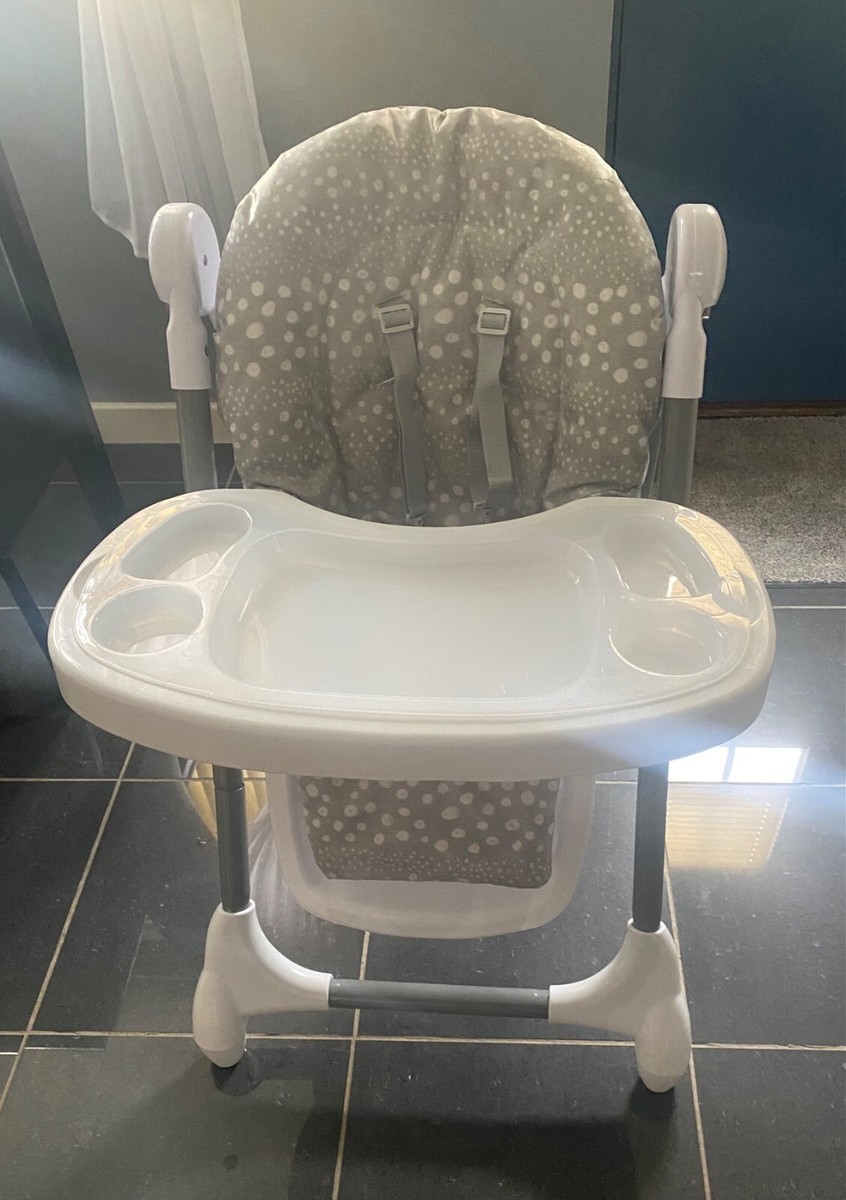 Mammas and papa high chair grey and white used but good condition