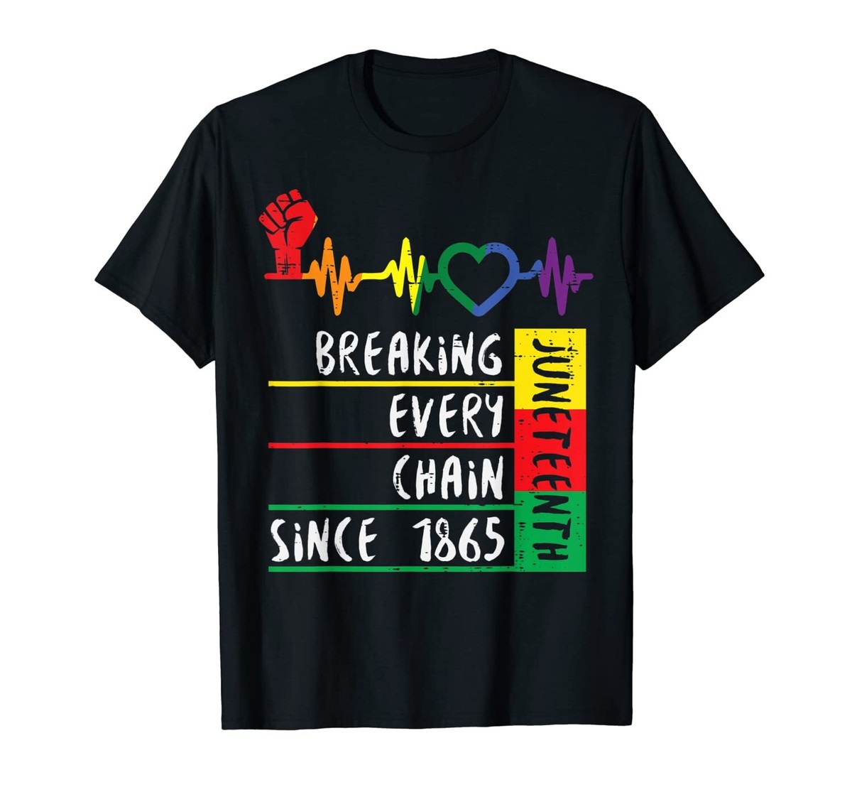 USA Juneteenth Breaking Every Chain Since 1865 Men Women Kids T